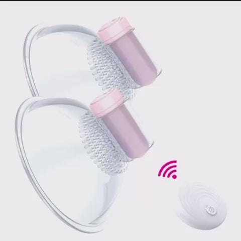 Vibrador estimulador de pezón, masturbador para agrandar el pecho, Juguetes sexuales de masaje para pezón